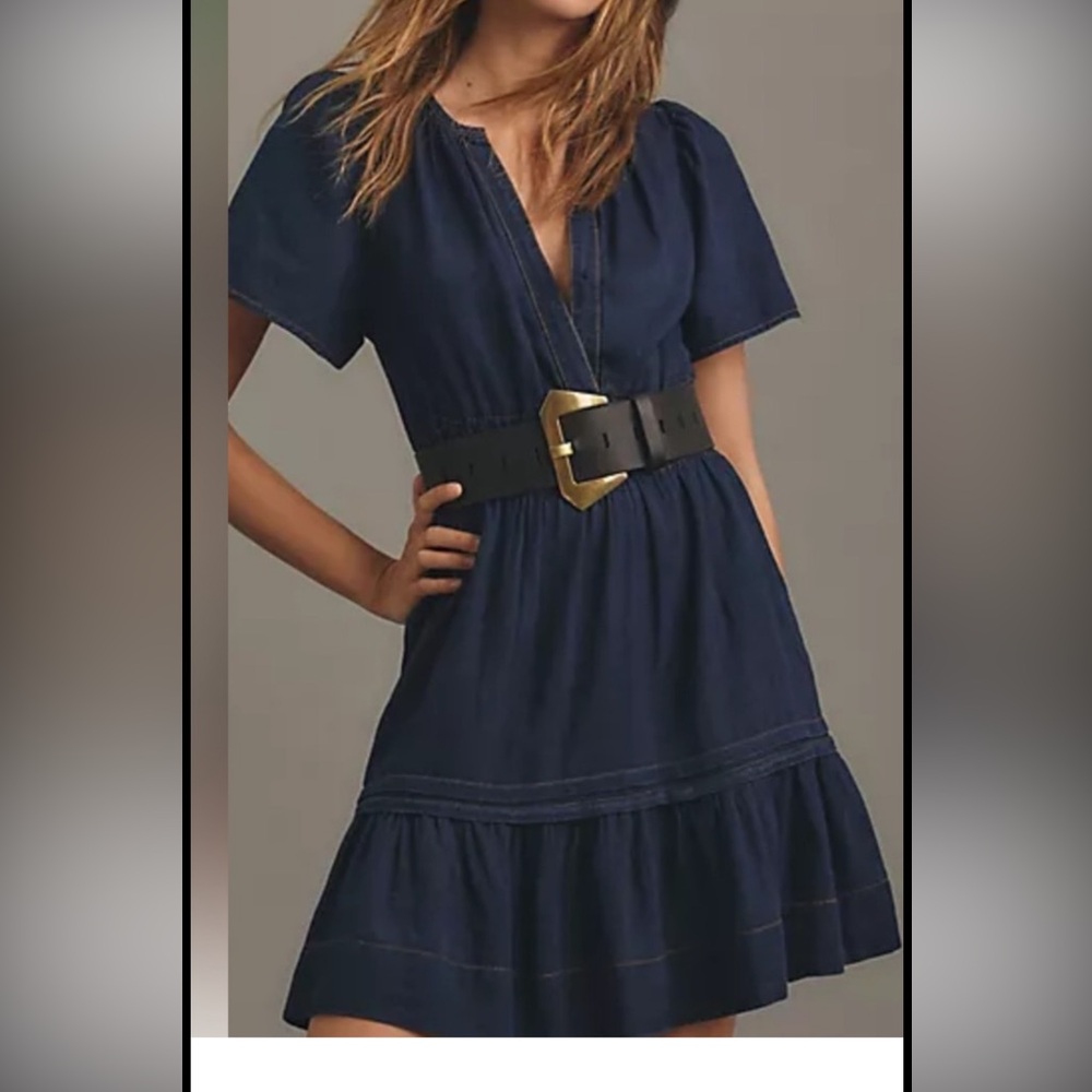 Anthropologie denin dress - Picture 3 of 5